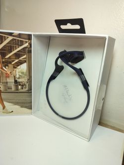 AfterShokz Air Bone Conduction Wireless Headphones AS650 Midnight Blue Open Box