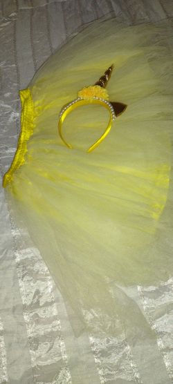 Nuevo disfras de unicornio tutu + diadema $15