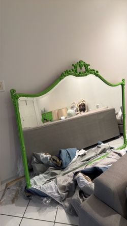 Large ornate mirror