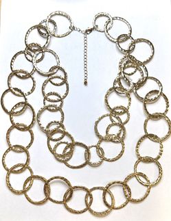 Gold Halo Necklace 