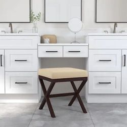 Espresso Morgan Vanity Stool