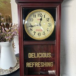 Coca-Cola clock