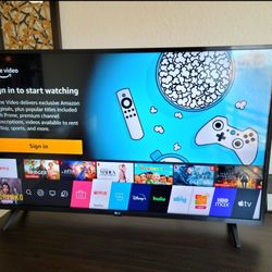 50" LG 4K Smart Tv (Excellent Condition)