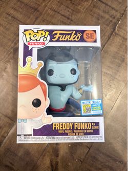 Funko Pop! Vinyl - Freddy Funko as the Genie Figure LE450 SDCC w/ Pop Protector