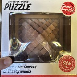 Wooden Pyramid Puzzle, Unopened