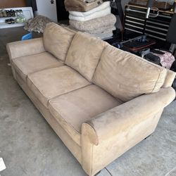 Beige couch - Good condition! Pickup only
