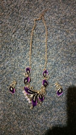 Beautiful set 3 pcs purple color