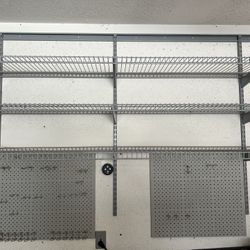CLOSETMAID Garage Shelf System with Three Wire Shelves