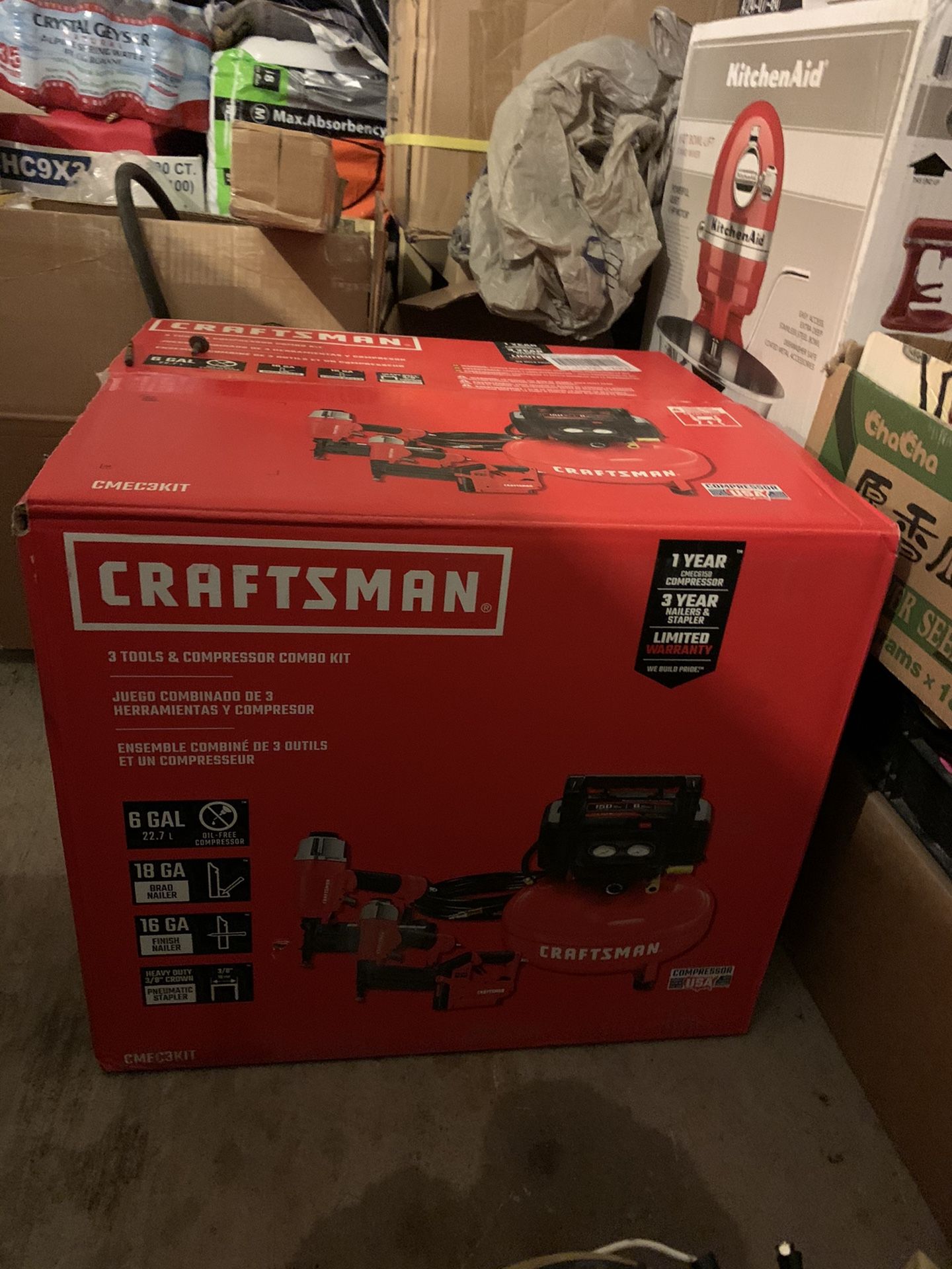 CRAFTSMAN 3-Tool Air Compressor Combo Kit