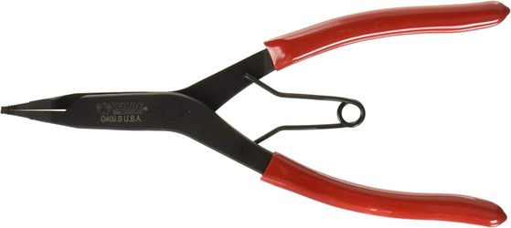 Wilde Tool G409.8/CS Right Angel Tip Lock Ring Pliers, 9 inch w/ Satin Finish