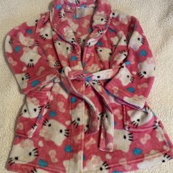 Little Girls Hello Kitty Robe