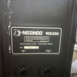 Fujuke and Nissindo karaoke speakers