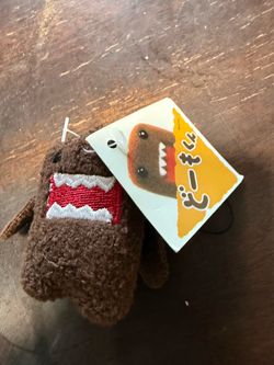 NHK Japan TV Domo-Kun Micro Plush Phone Strap Charm