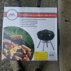 14' Portable charcoal BBQ Kettle 