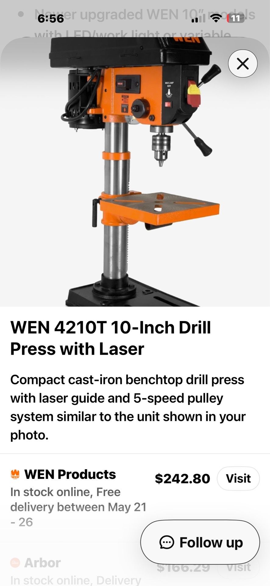 WEN 5 speed Drill