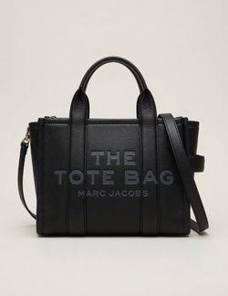 👜 MARC JACOBS THE TOTE BAG BLACK LEATHER 👜