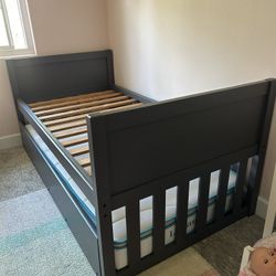 Twin Bed With Trundle