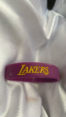 Purple bracelet, Kobe Bryant signed bracelet, lakers