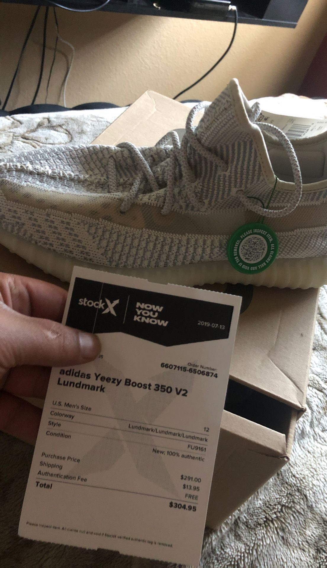 adidas Yeezy boost 350 V2 Lundmark New 12