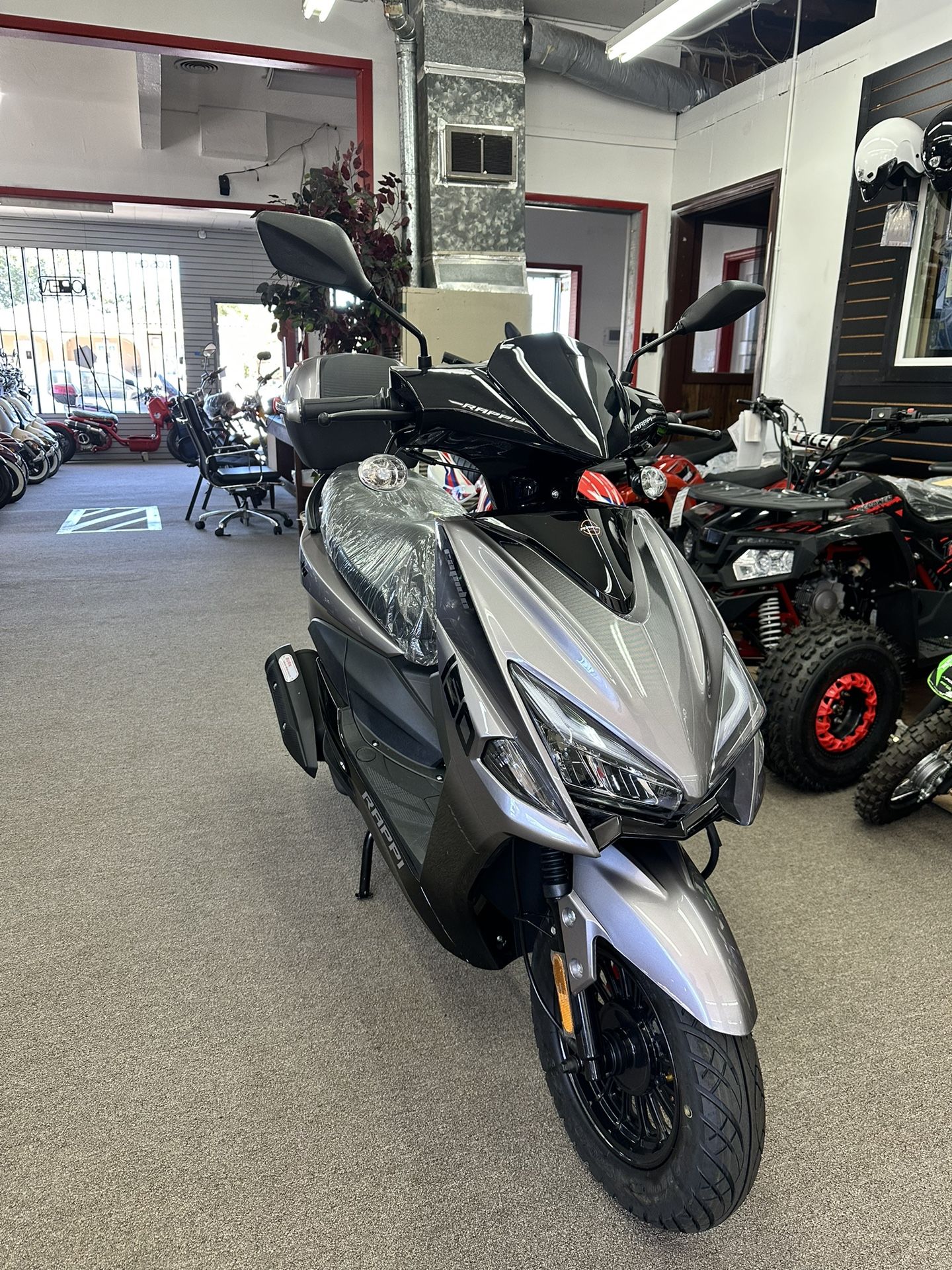 Brand New Rappi Rapido 150cc Scooter New Model Silver Color