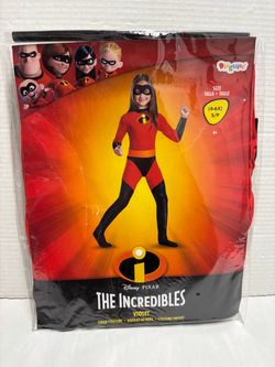 The Incredibles Violet Classic Costume, Official The Incredibles Costume for Girls, Small (4-6x)