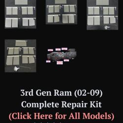 02-09 Dodge Ram Gas Motor, Blended Aluminum HVAC Doors