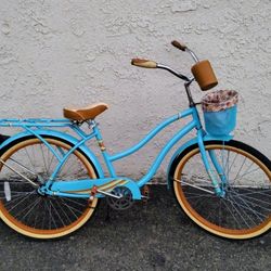 Huffy Nel Lusso Nassau 26" Beach Cruiser Bike Bicicleta Bicycle Basket 