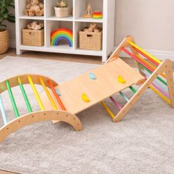 Piklers Triangle Set 3 In 1 Wood In good Conditions 