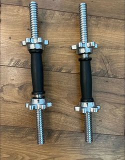 Adjustable dumbbell handles