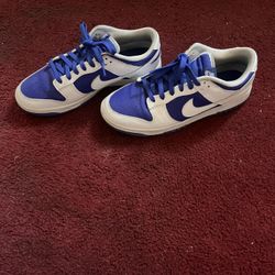 White And Blue Nike Dunks 