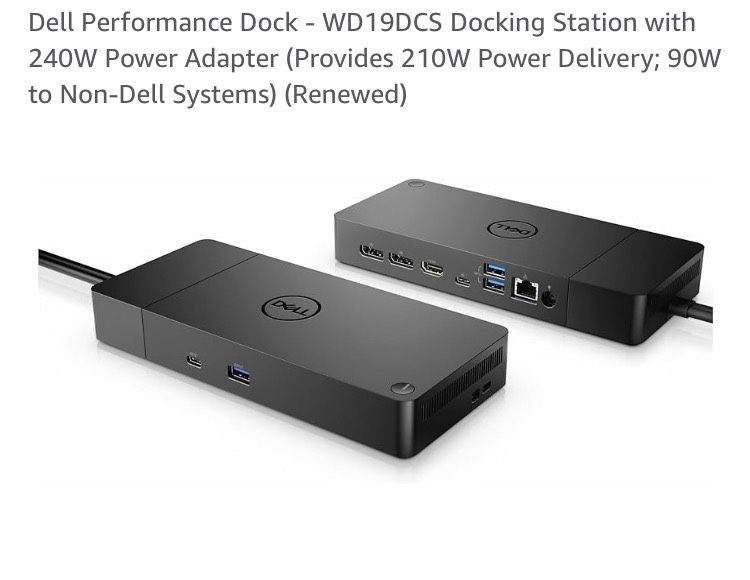 Dell Performance Dock WD19DCS
