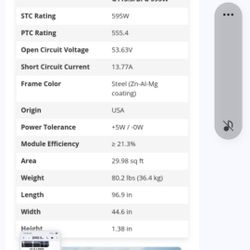 595W BIFACIAL SOLAR PANELS  Brand New