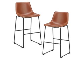 DUMOS Counter Height Bar Stools Set of 2