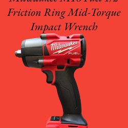 Milwaukee M18 Fuel 1/2 Friction Ring Mid-Torque Impact Wrench (Tool-Only)