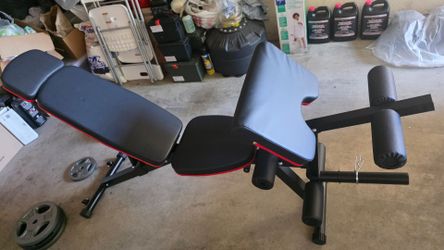 Bench press almost new.