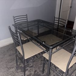 Glass Dining Room Set