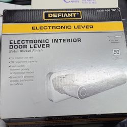 Defiant Electronic Door Lever(Fingerprint)