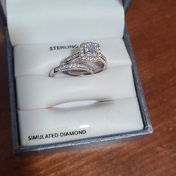 Women Sterling Silver Ring Set