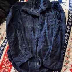 Blue 3XL George Flannel