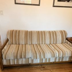 70’s Tweed Vintage Sleeper Couch