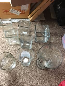 Assorted vases