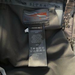 Sitka Pants Size 40 