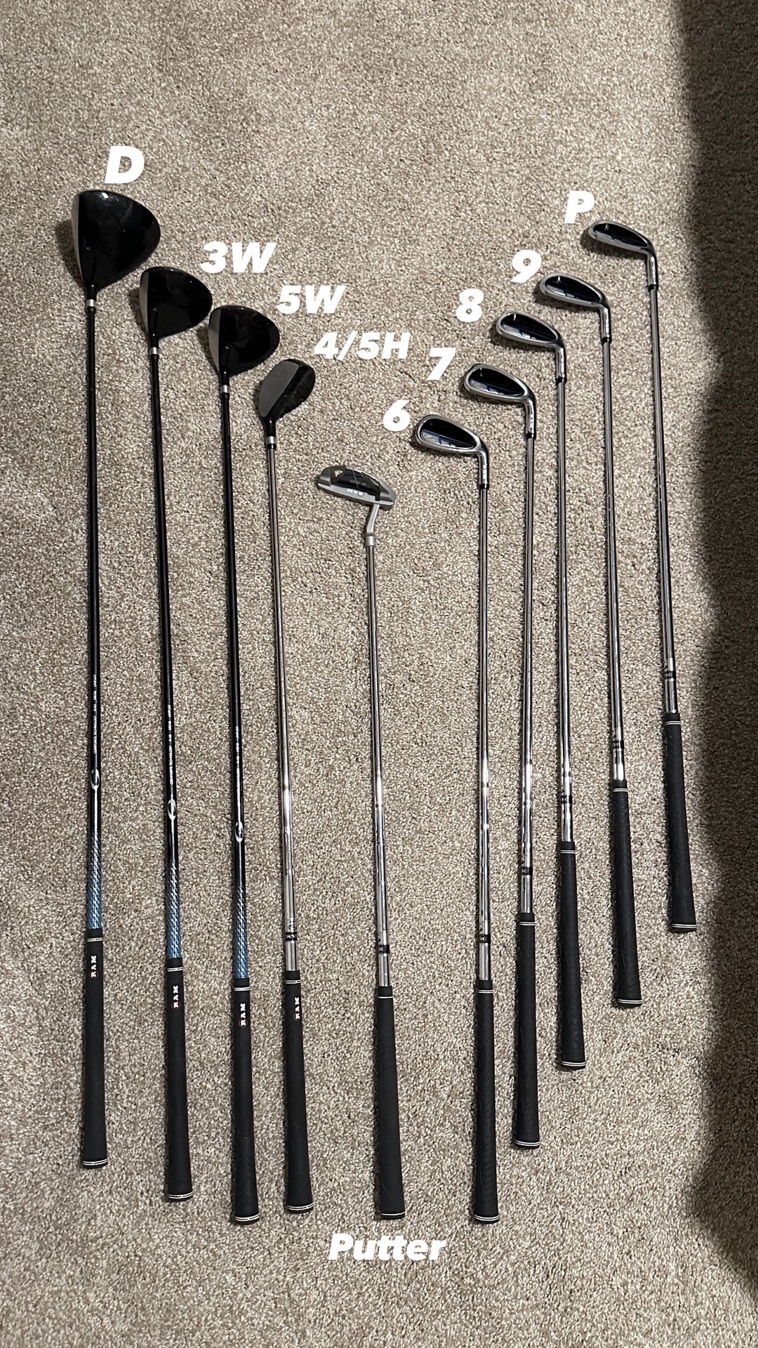 Ram G Force Golf Clubs