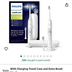 Philips Sonicare protective clean electric tooth brush and Philips Sonicare UV sanitizer