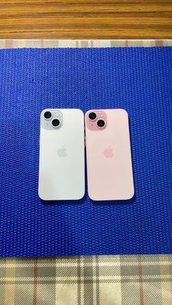 Iphone 15 unlocked 128gb pink/blue