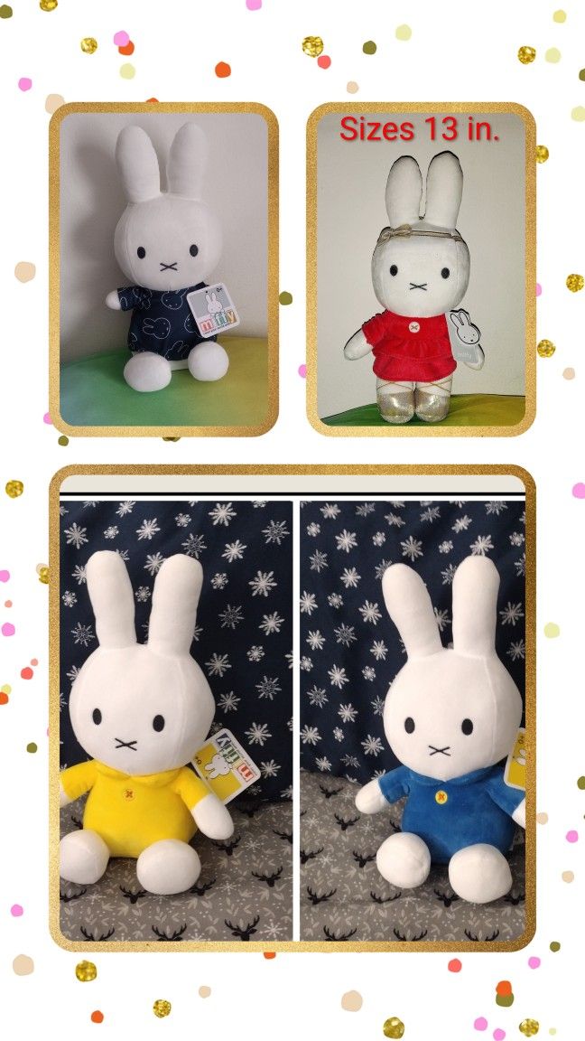 Miffy Plush  EACH 25 