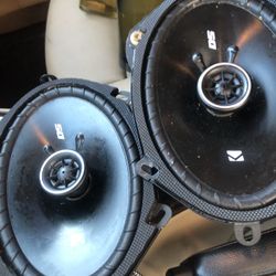 3 ROCKFORD FOSGATE 6x8/2  KICKER 6x8/ 2 KICKER  6x8 /DOUBLE DIN HEAD UNIT
