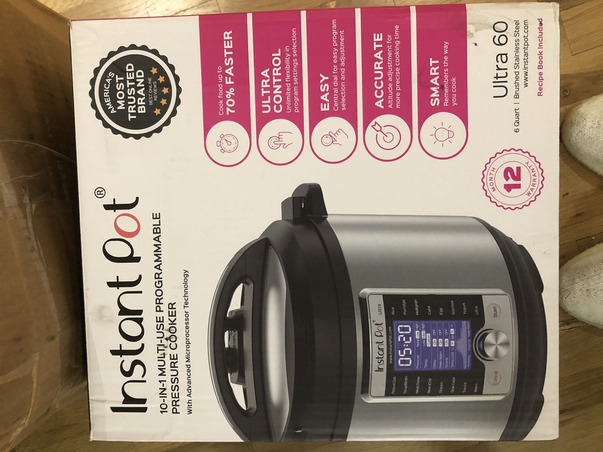 Instant pot 10 in 1 pressure cooker