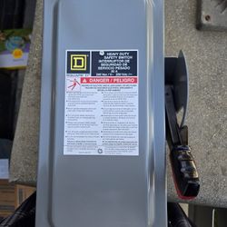 Square D H321N Safety Disconnect Switch Fusible 30A 240VAC 250VDC 3P Type 1