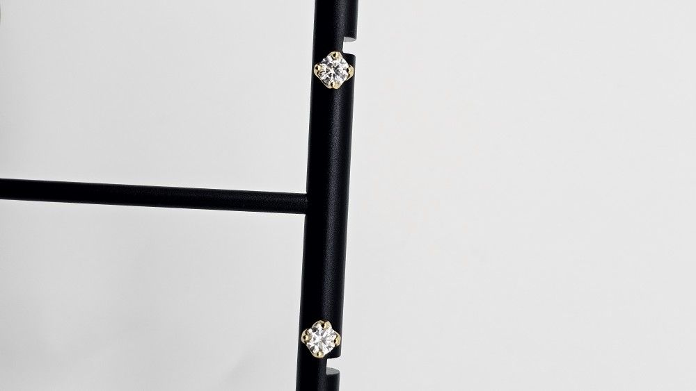 β¨ Moissanite Stud Earrings β Gold Over 925 Silver β¨